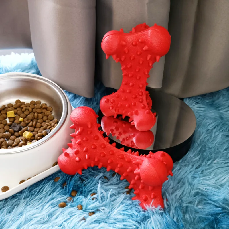 Dikenli Kauçuk Köpek Çiğneme Oyuncağı